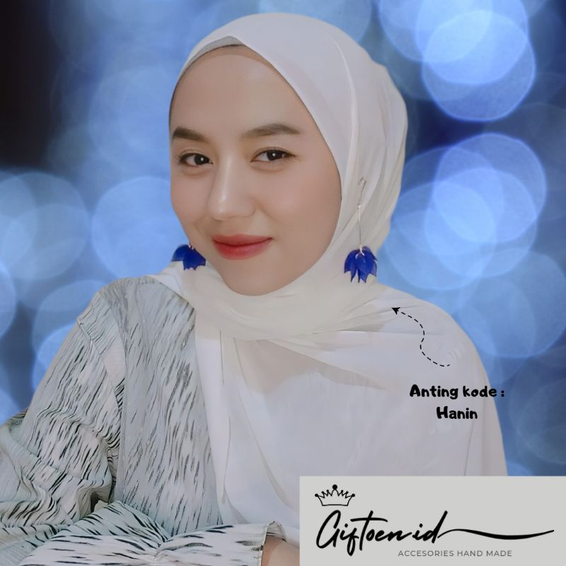 Anting Hijab Juntai Lucu Elegant Kode Hanin