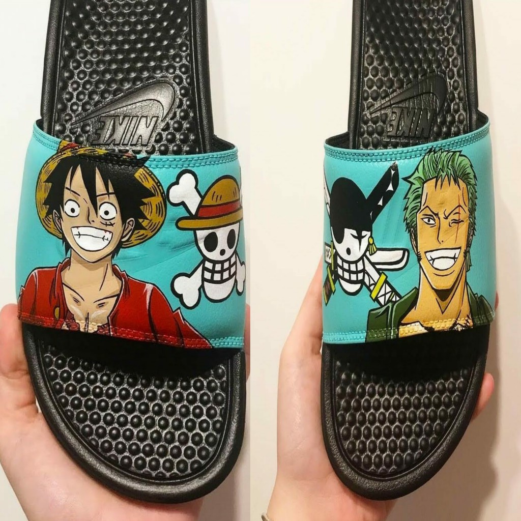 OBRAL..!! SANDAL KARAKTER KARTUN ONPICE EDISI LUFFY &amp; ZORO