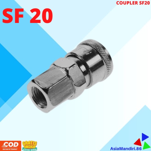 coupler sambungan selang angin copler SH20 PH20 SM20 PM20 PF20 SF20