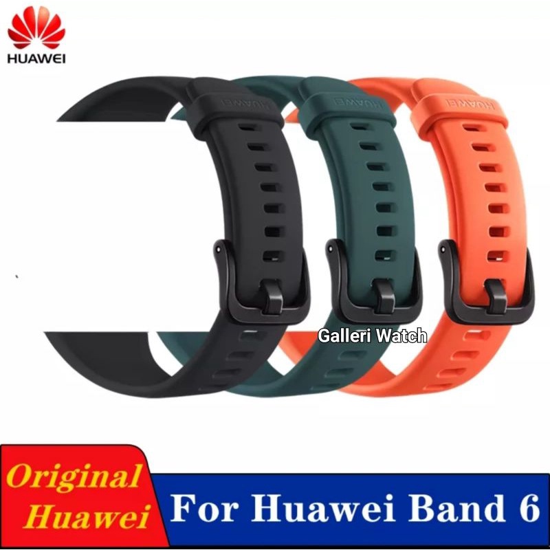 Strap Original Huawei Band 6 / Honor Band 6 Tali Jam silikon