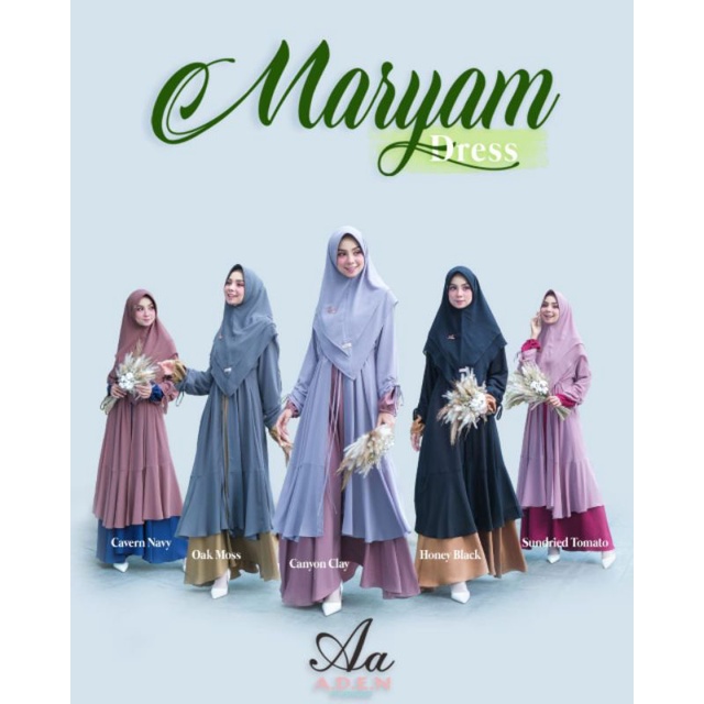 TERBARU ADEN HIJAB MARYAM GAMIS MURAH GAMIS BRANDED GAMIS KEKINIAN OUTER GRATIS JILBAB GAMIS SULTAN