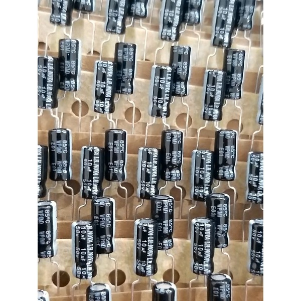 Elco 10uf 50v Renceng Berkualitas 50pcs