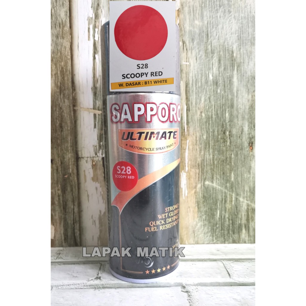 Pilok Sapporo Ultimate Scoopy Red S28 400Ml