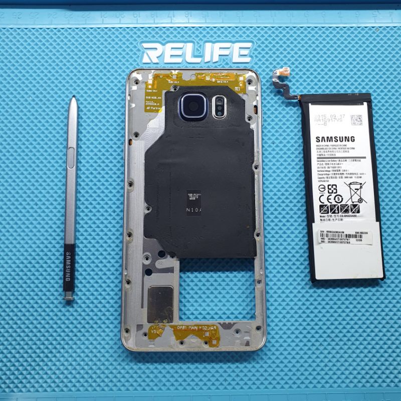 Bazel Batrai Stylus Pen Samsung Note 5 ORIGINAL Copotan Mulus Normal Tested