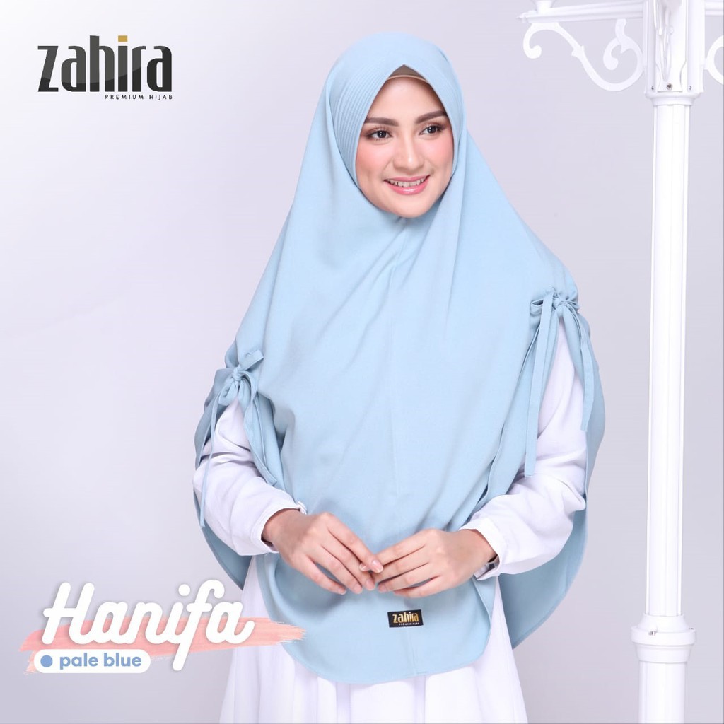 Khimar Hanifa Original Zahira Hijab - Bergo Jilbab Instan Syari
