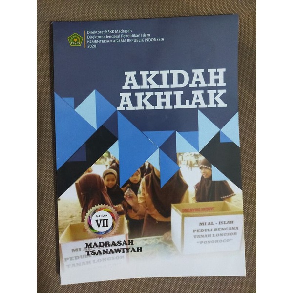 ORI buku teks siswa akidah akhlak K13 Depag kelas 7 edisi revisi terbaru