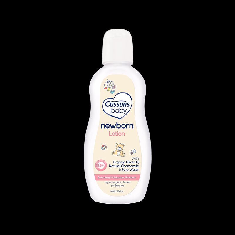 Cussons Baby Newborn Lotion 100ml - Cusson New Born Losion Bayi 100ml