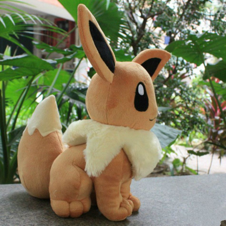 20cm POKEMON Plush toy doll 8inches Eevee Q version children's plush doll toy doll Stuffed Toys