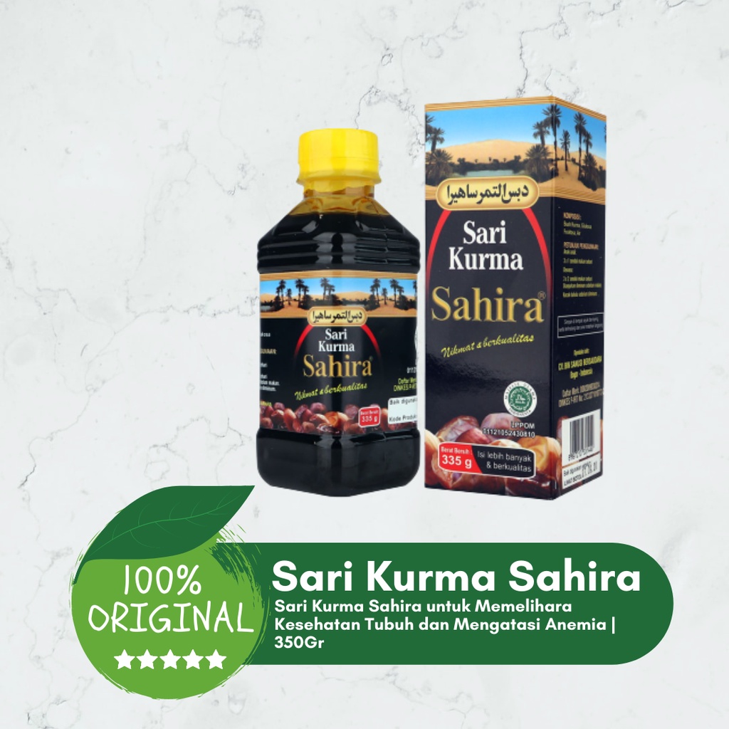 

Original Sari Kurma Sahira 335gr Nikmat dan Berkualitas