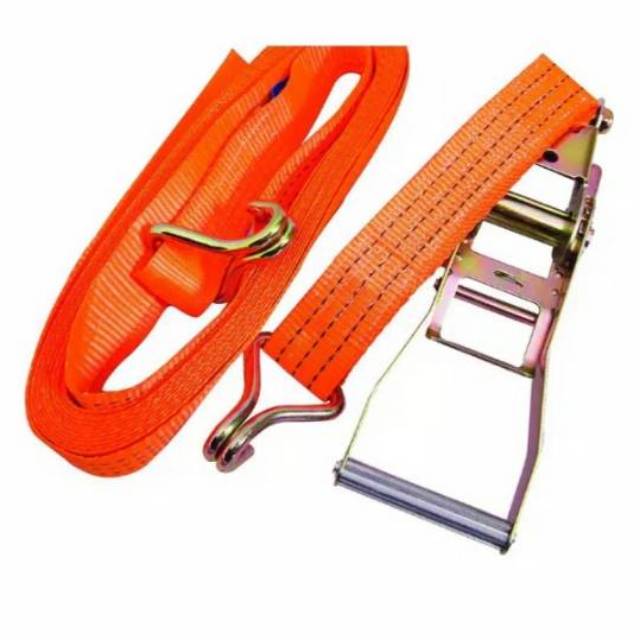 Webbing Cargo Lashing Belt Ratchet Tie Down Trackbelt Kapasitas 3 Ton Panjang 8 Meter Rachet