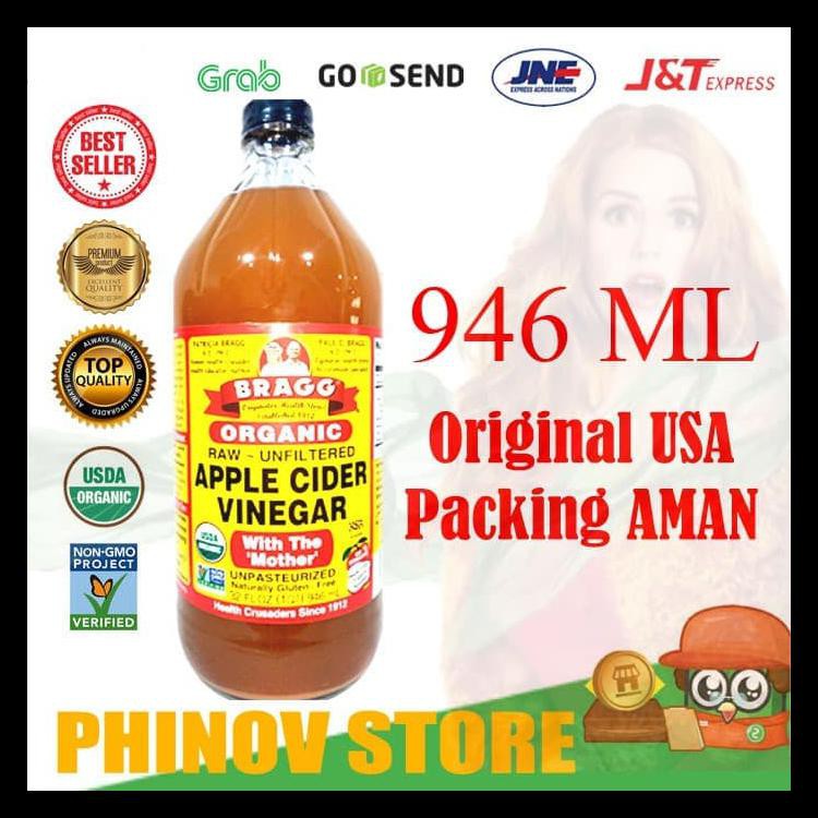 

Cuci Gudang Bragg Apple Cider Vinegar 946Ml / Cuka Apel 946 Ml