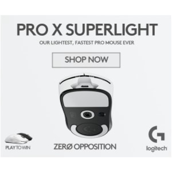 Mouse Gaming Logitech PRO X Superlight Wireless