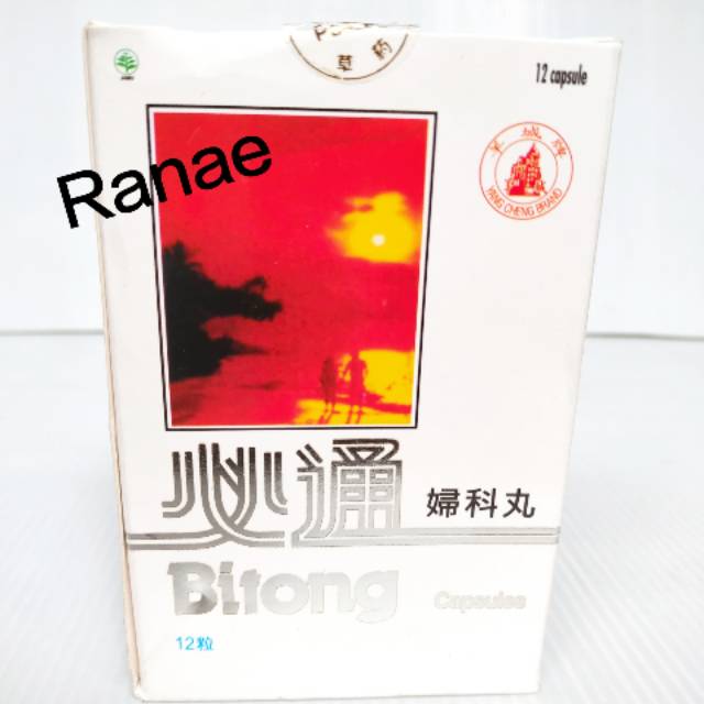 Bitong Capsules obat melancarkan haid dan nyeri haid