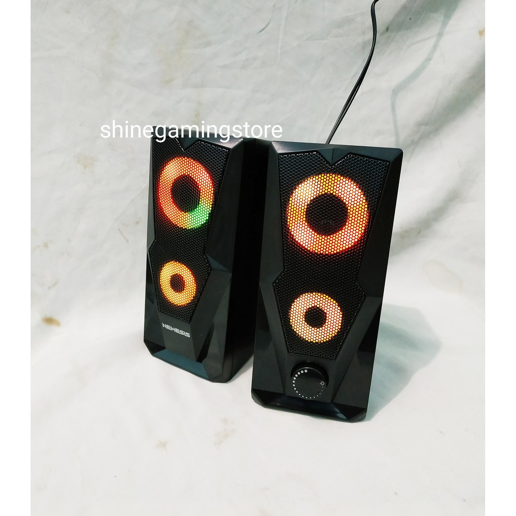 Speaker NYK SP-N03 Sound Gaming Speaker Ligthing RGB Strong Bass