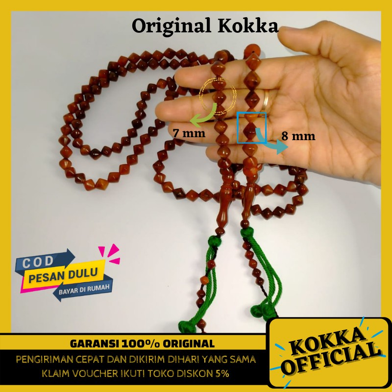 Tasbih Kaukah Original Wjik Rumbai Tasbeh Kayu Kaokah Kauka Koaka Koka Kokkah By Kokka Official