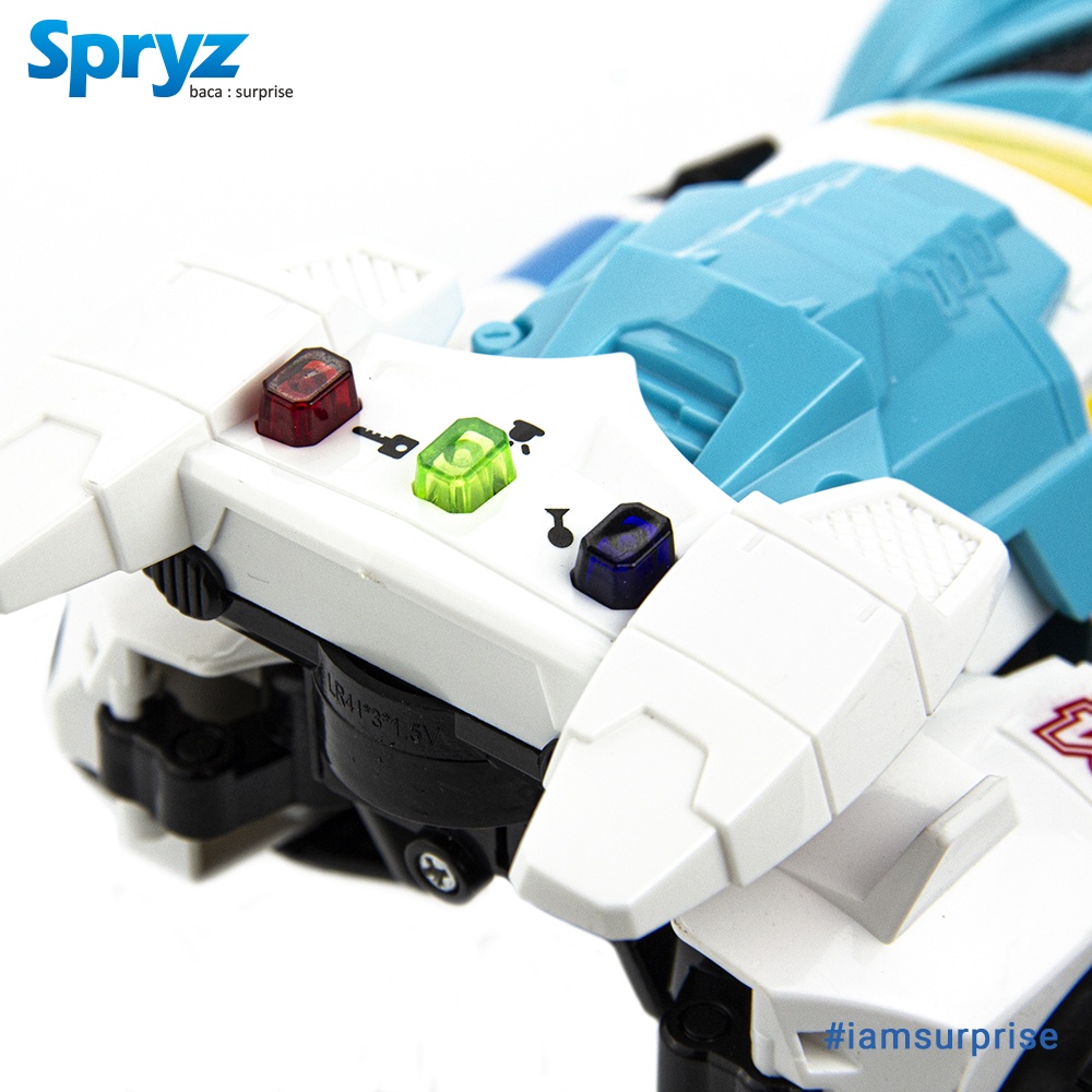 Spryz Revamp Justice Billy - Mainan Mobil Robot Transformer