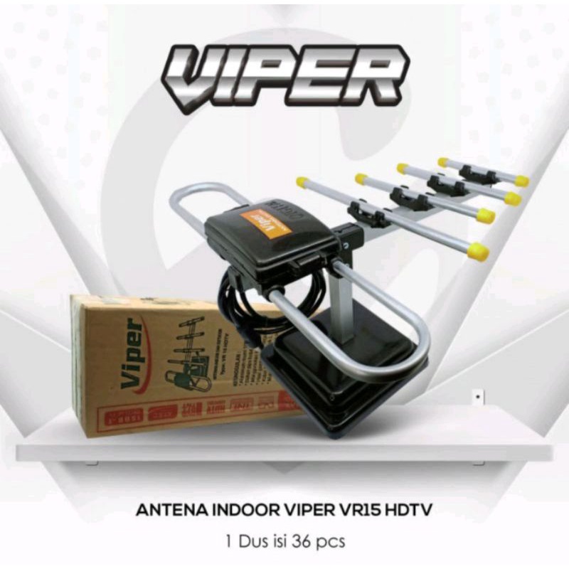 Antena TV Digital Indoor Viper VR 15 HDTV DVB TNT