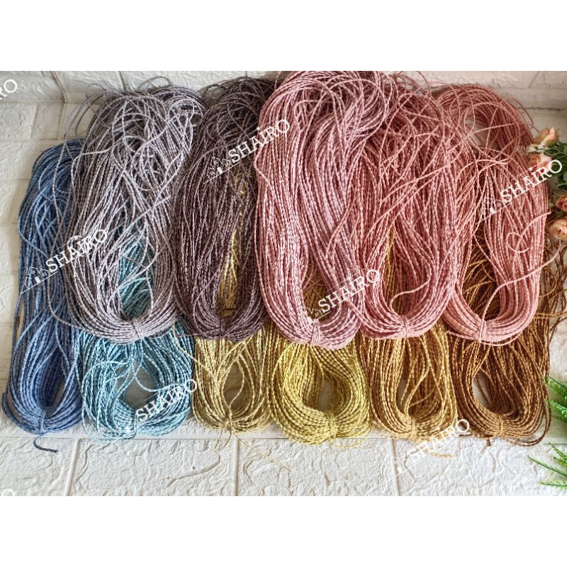 Tali Gembul / Tali Ulir / Tali Karet Gembul / Elastic String /Tali Karet Elastis Motif / Tali Karet 