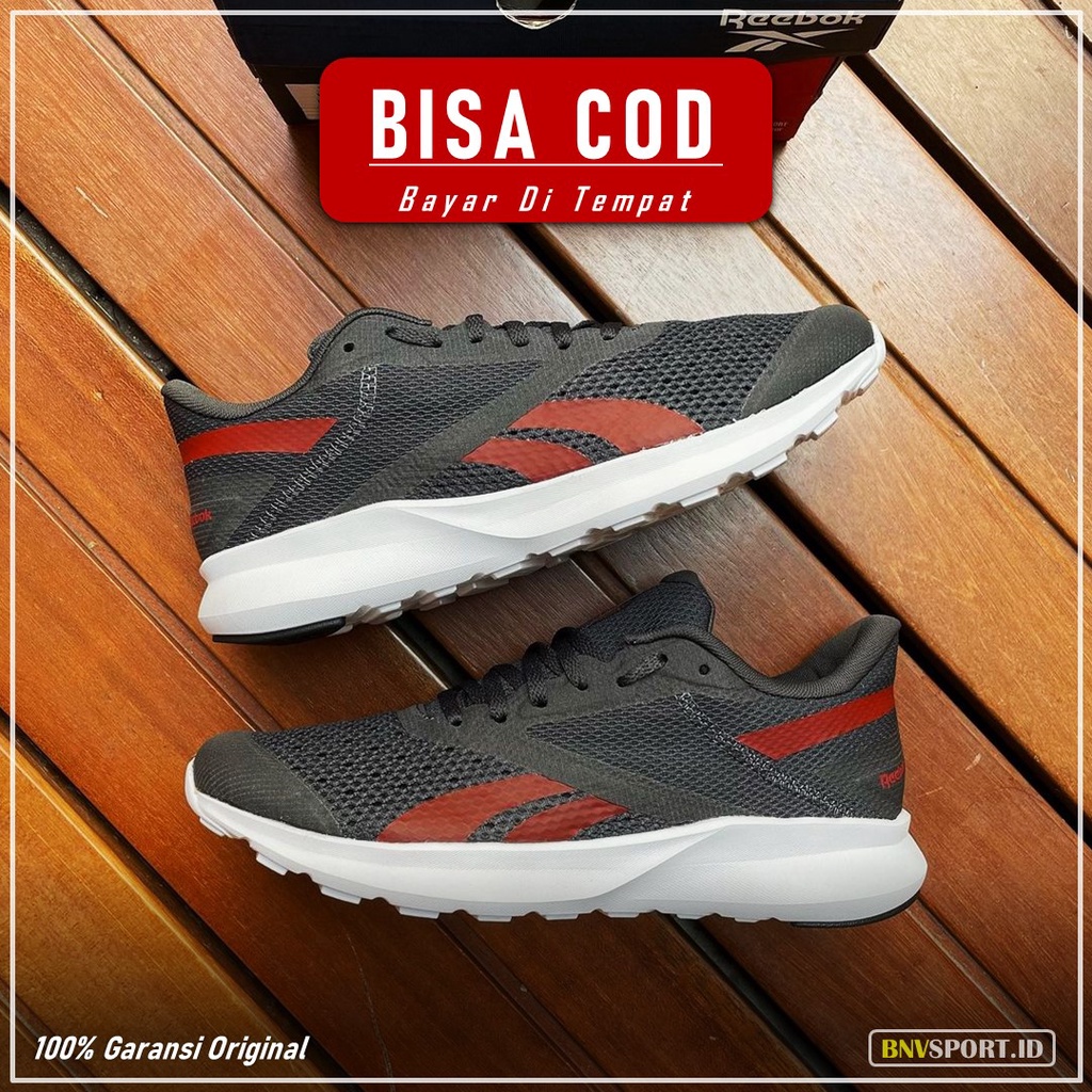 Sepatu Running Reebok Speed Breeze 2.0 Men True Grey/Legacy Red/White Original Sneakers