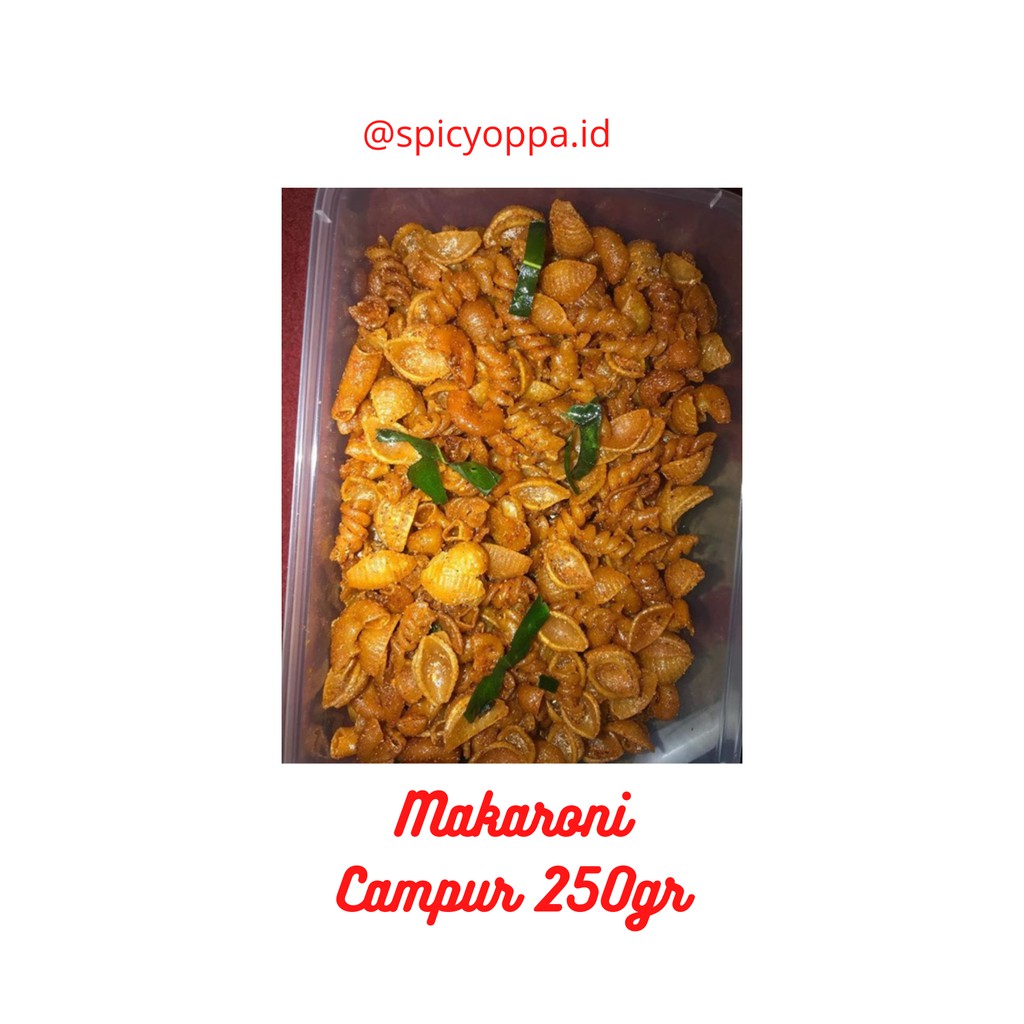 

Makaroni campur (kerang, spiral dan pasta) 250gr