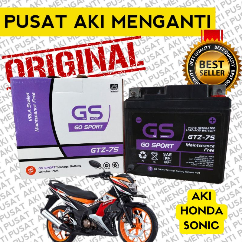 AKI MOTOR HONDA SONIC GTZ7 GTZ7S GTZ 7S Go Sport Original MF