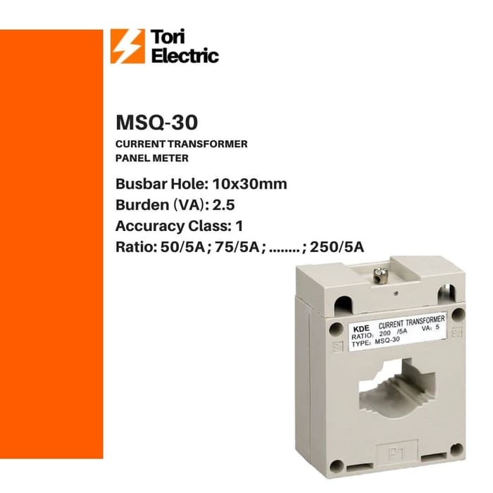 MSQ-30 50/5A Current Transformer 50 5A 250 5A CT PANEL METER