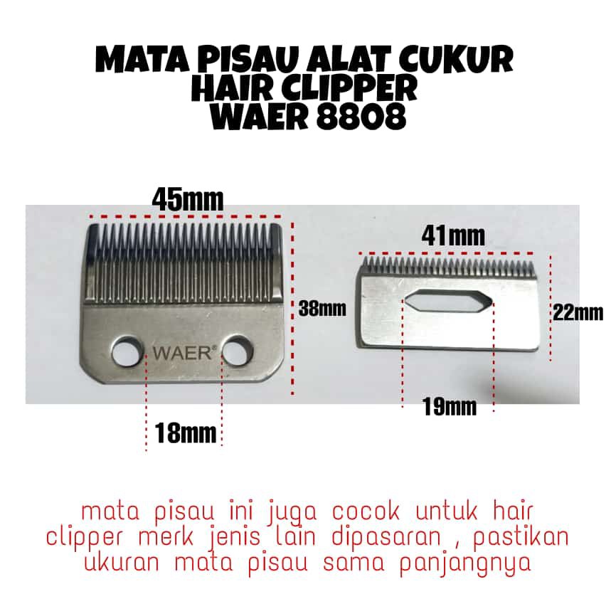 MATA PISAU ALAT CUKUR RAMBUT HAIR CLIPPER WAER 8808 WALH ORI HK-900 4604 (PISAU)