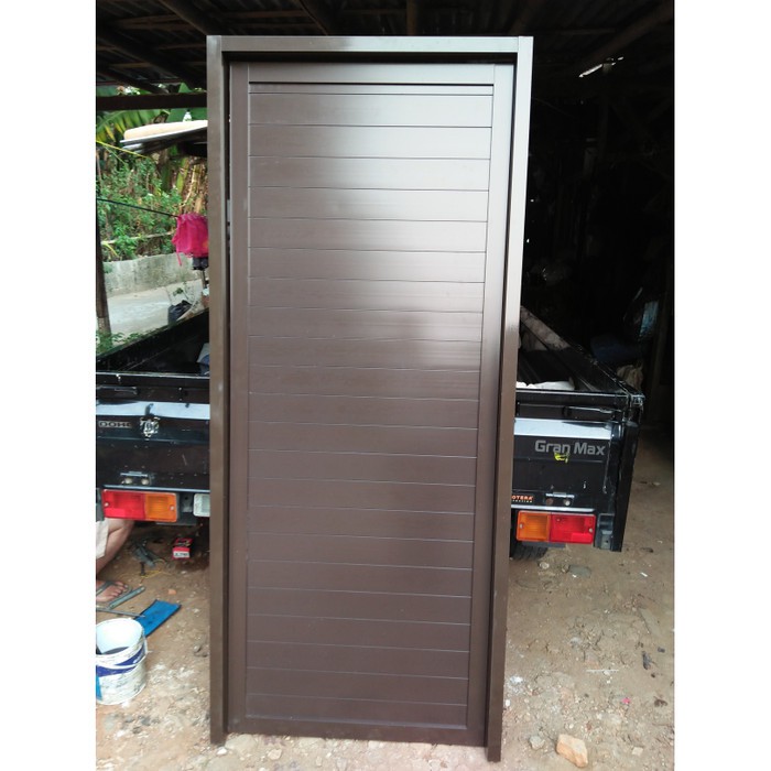 Jual PINTU PANEL ALUMUNIUM WARNA COKLAT Limited Limited Indonesia