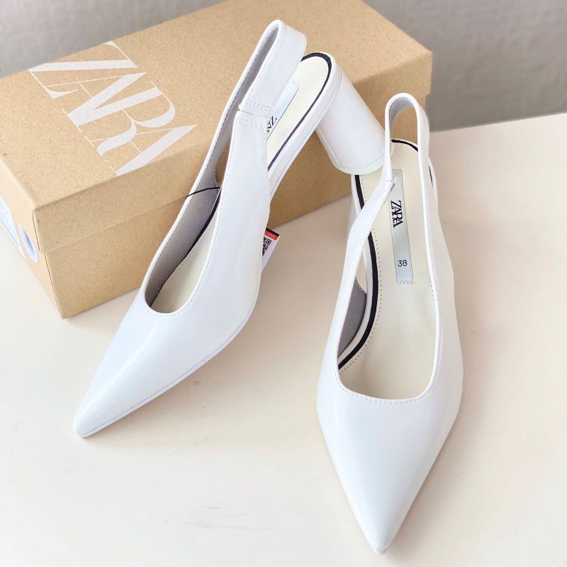 SEPATU ZARA WEDGES WANITA HELLS