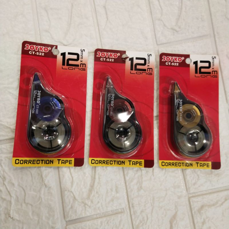 

CORRECTION TAPE CT-522 12cm dan 21cm/ TIP EX KERTAS ROLL