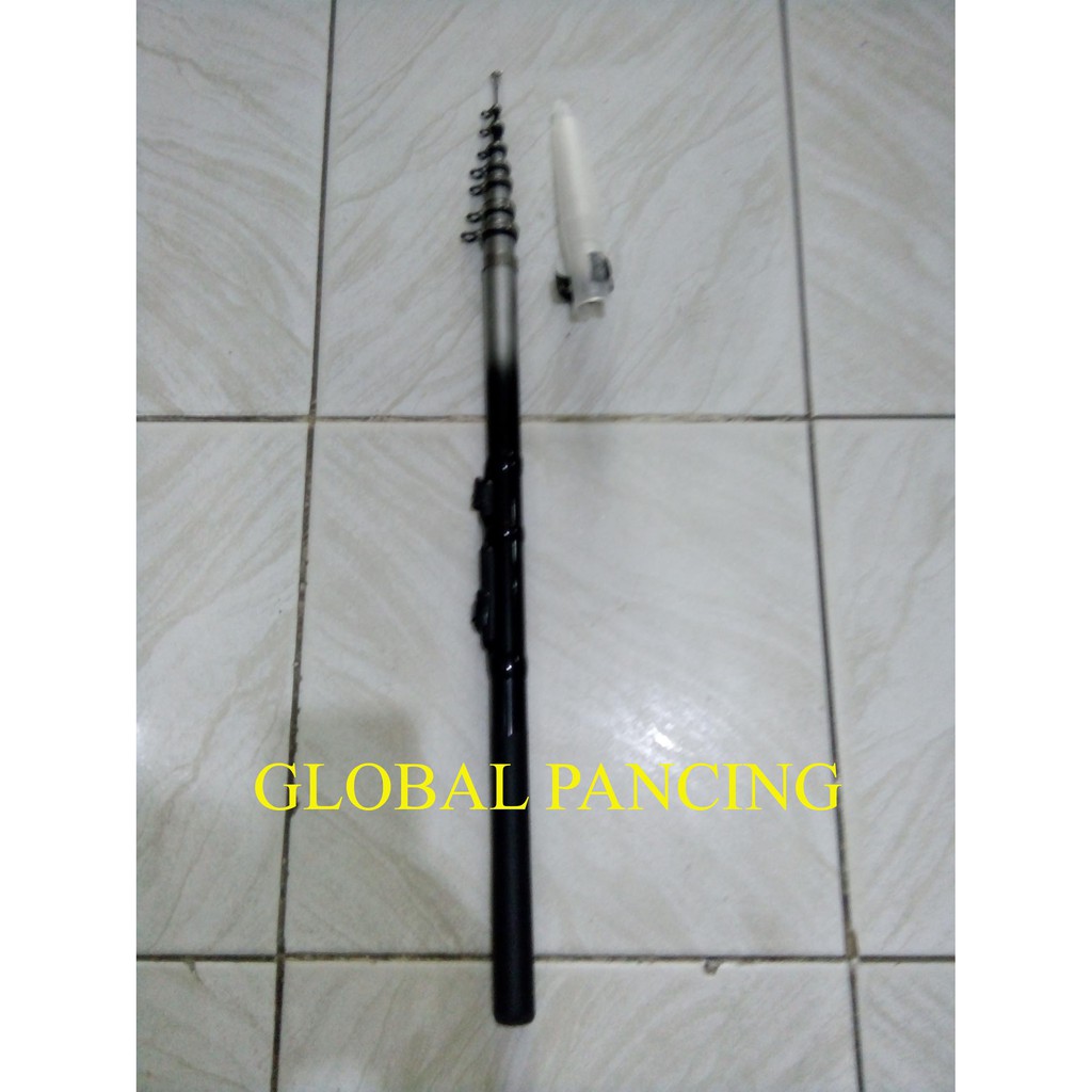 Joran antena udang/ikan kecil ujung fiber halus Xenon Black Stick