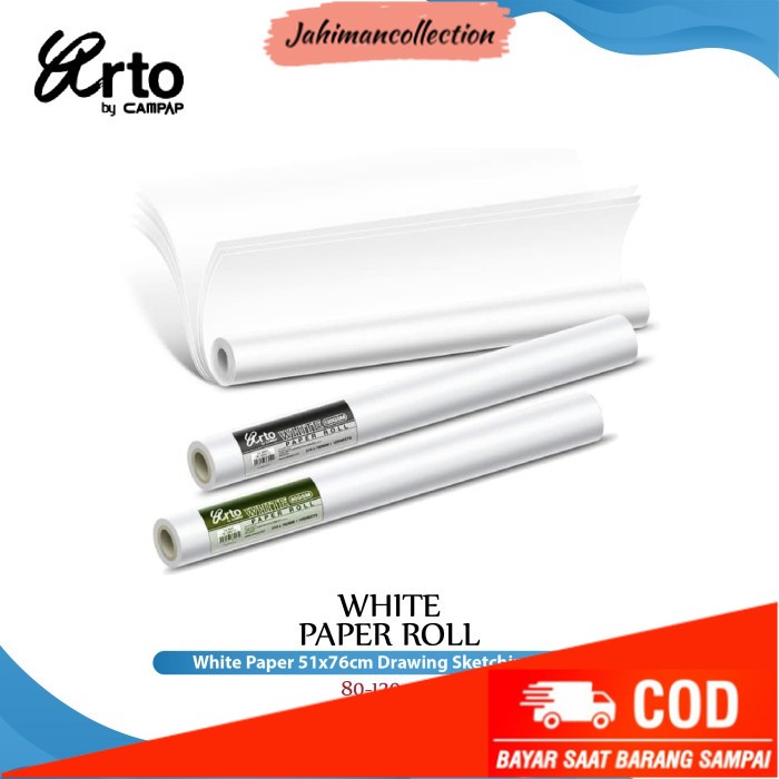 

✨ BISA COD ✨ Arto 510x760mm White Paper Sheets - 80 GSM