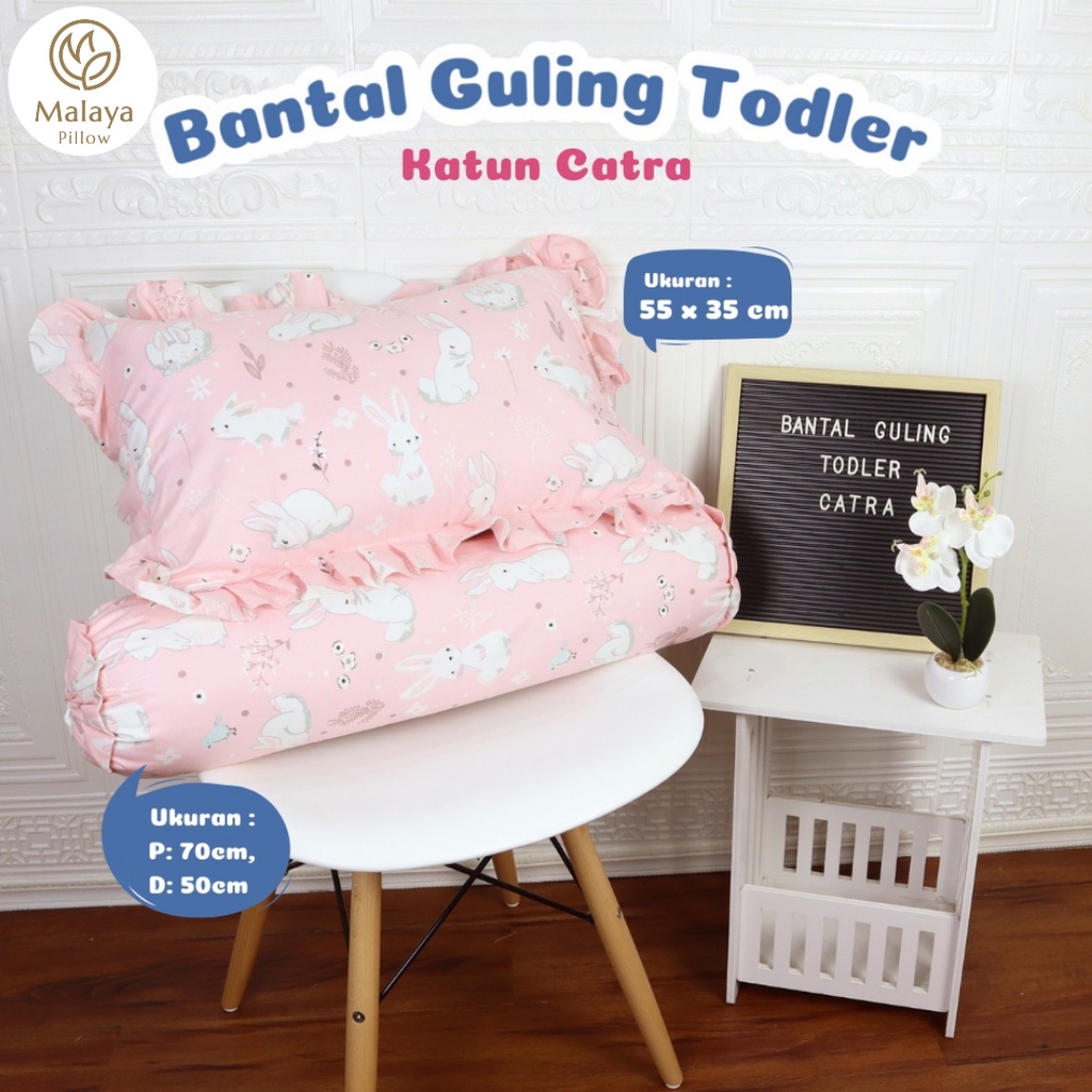 Malaya Baby l Bantal Dan Guling Balita Toddler | Katun Korea