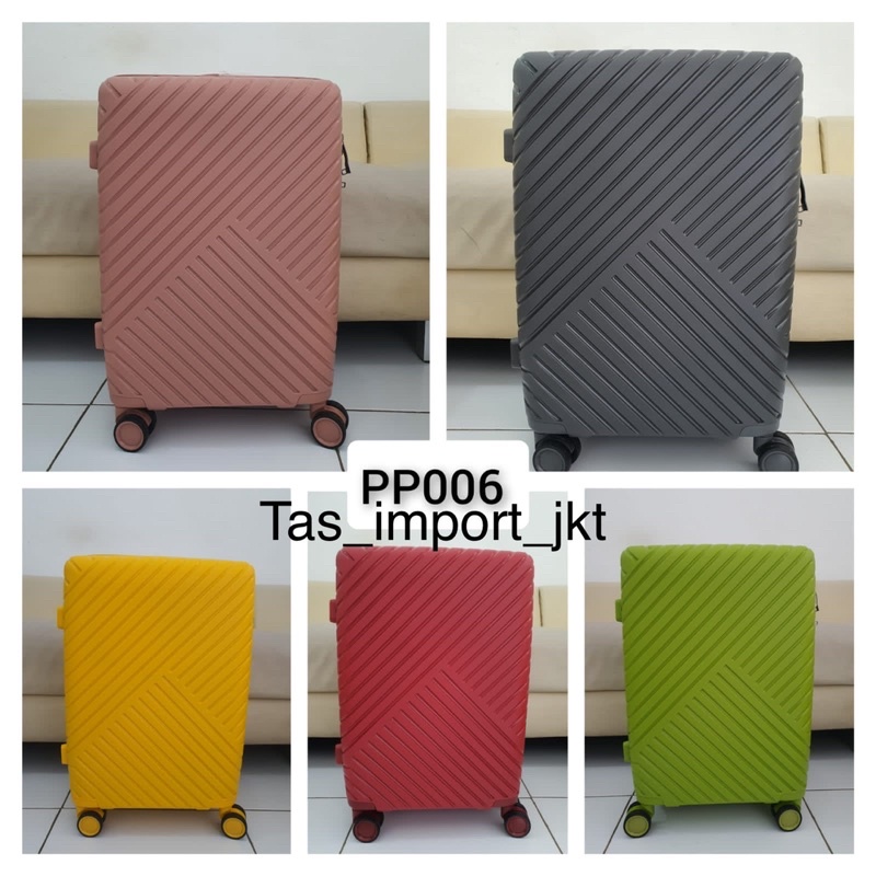 Koper Fiber ROAMING Import (PP005/PP006) TSA, ANTI Pecah ORI Cabin and Bagasi 20/24 inch