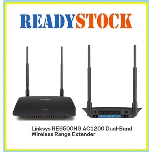 LINKSYS RE6500HG-AP AC1200 Dual-Band Wireless Range Extender