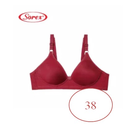 Bra BH Tanpa Kawat Super Soft Sorex 17238-38 Merah