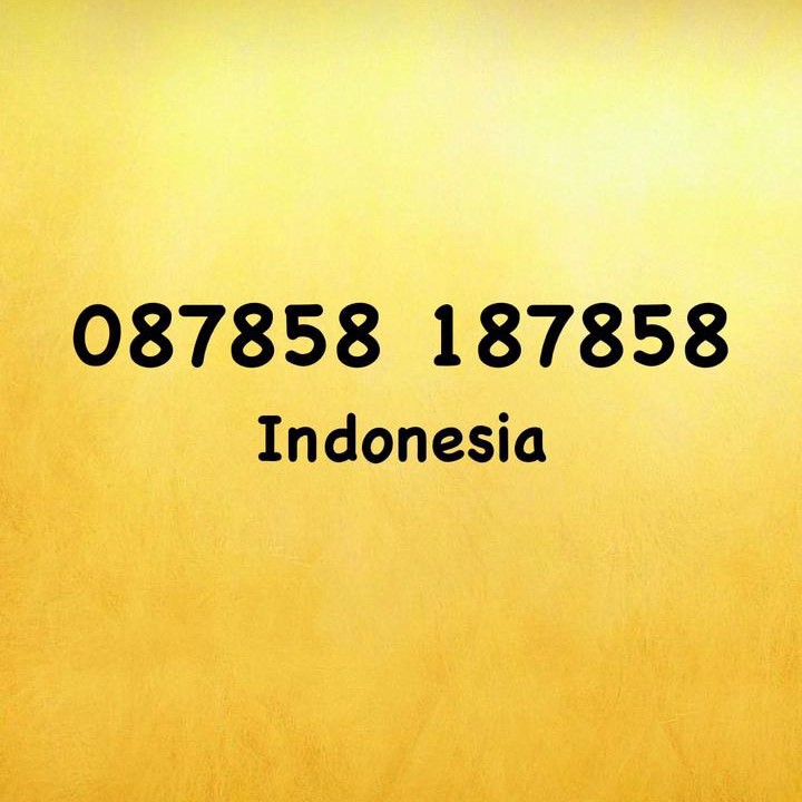 Nomor Cantik XL Bebas Seri 58 - 78 - 7858 - 18 - 858 - 087858 187858
