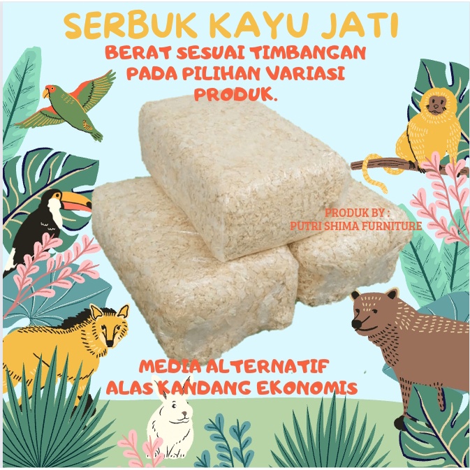 Serbuk Kayu Hamster / Serbuk Kayu Kandang Hamster / Kebutuhan Hamster