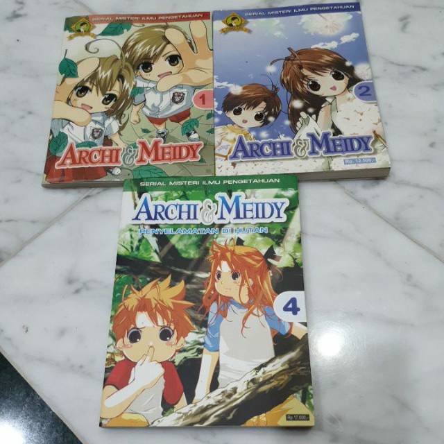 Buku komik anak archi & meidy second bekas