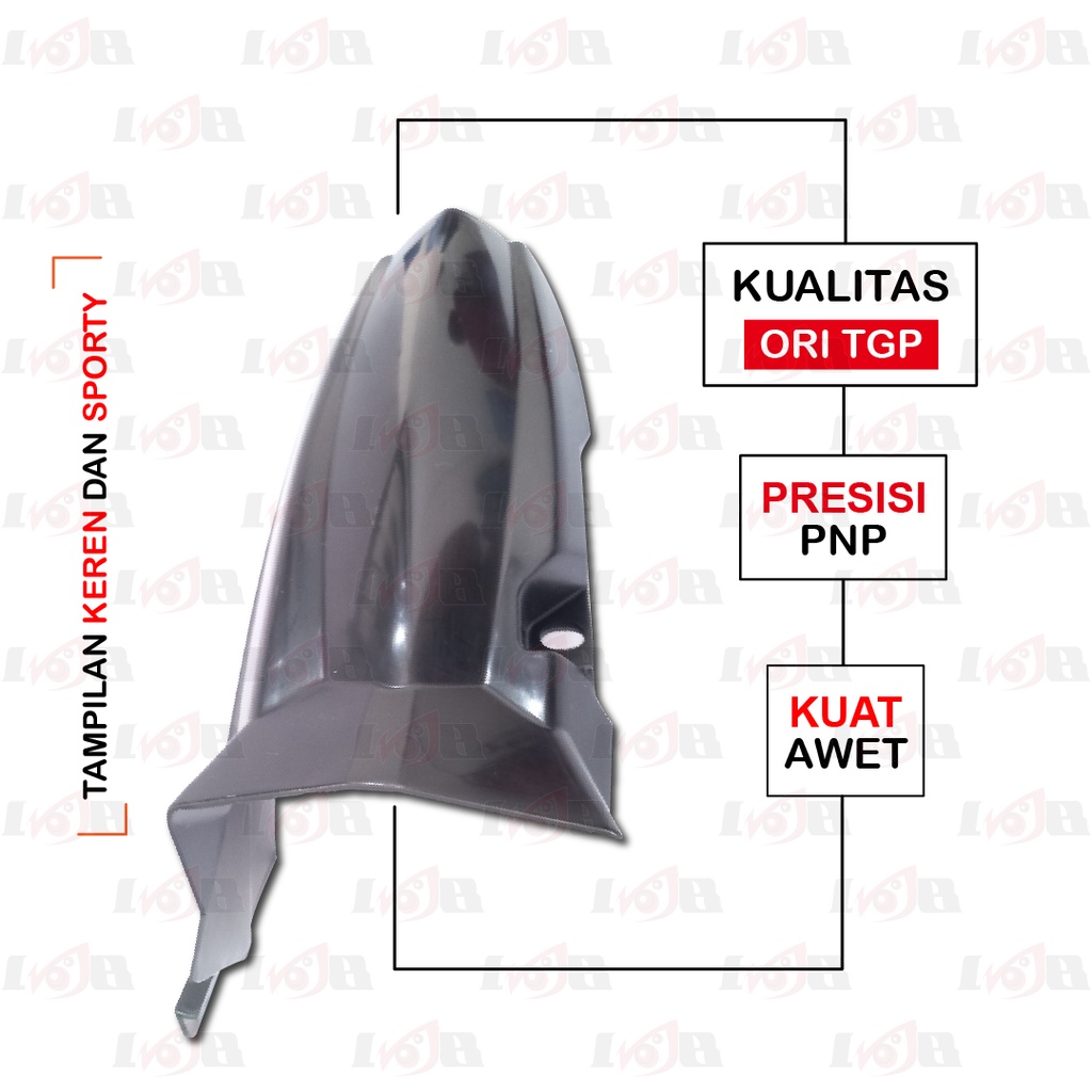 Spakbor Kolong Hugger Vario 125 &amp; 150 TGP Sepakbor Belakang Variasi Motor Matic
