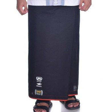 Sarung BHS Gold Excellent Motif TKB Hitam Polos
