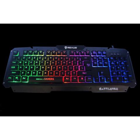 Keyboard Gaming Rexus K9D Semi Mechanical 19 Keys Anti Ghost RX-K9D