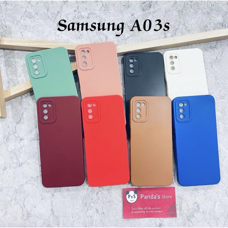 Softcase Pro Camera Samsung A03s Candy Case Full Color 3D Silikon TPU