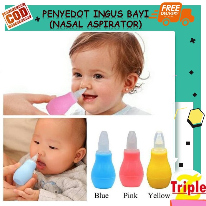 NASAL ASPIRATOR (UJUNG LURUS) PEMBERSIH HIDUNG ANAK/ NOSE CLEANER/ PENYEDOT SEDOT INGUS