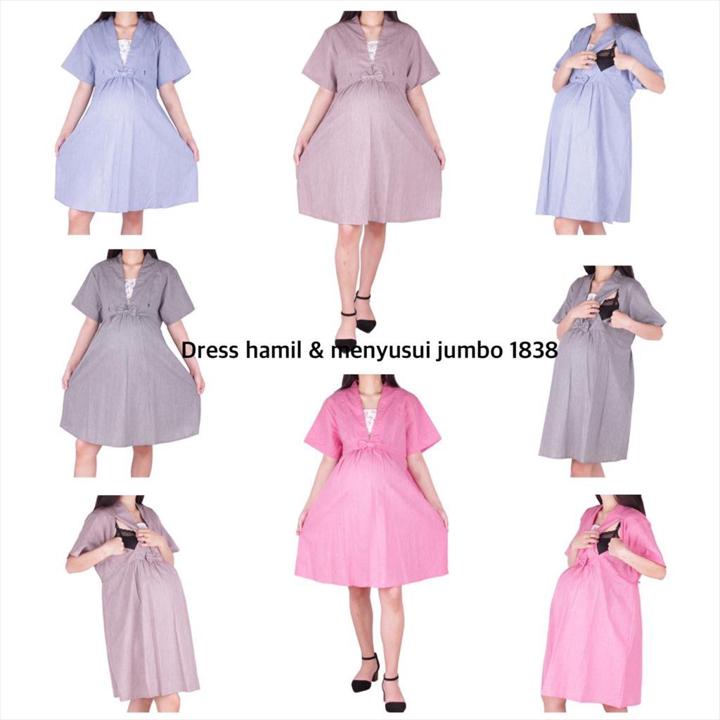 Baju Hamil Dress Jumbo 1838