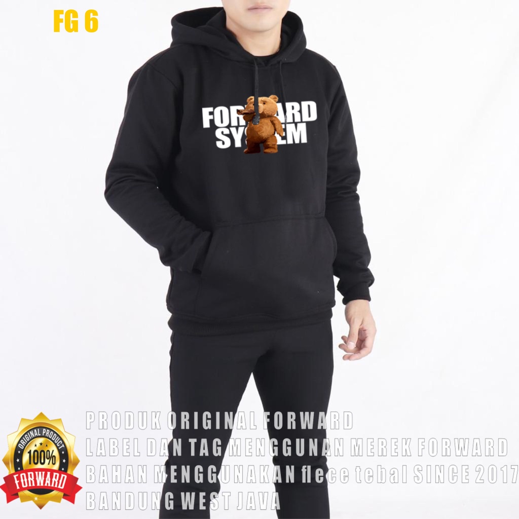 Sweater Pria Japanese Sweater Hoodie Fleece Jumper Switer Model Jepang Terbaru FORWARD SYSTEM Lanzclothing FG6