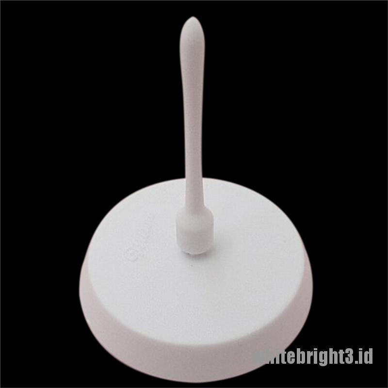 ❤White3 Warna Putih❤ 4pcs Stand Holder Kue Cupcake Bentuk Bunga Untuk Dekorasi