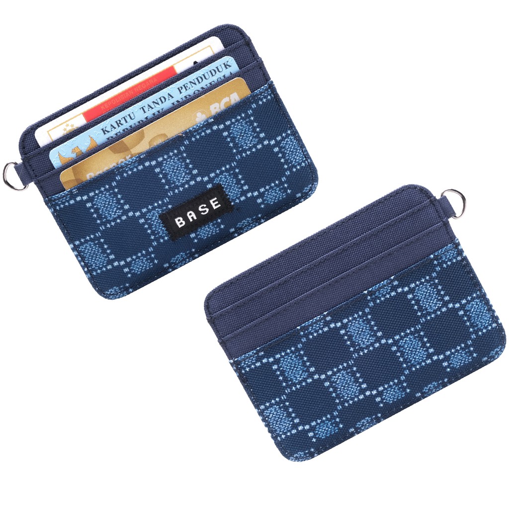 Dompet Kartu Tipis Card Holder Pria Wanita Motif Tradisional- BDKS02