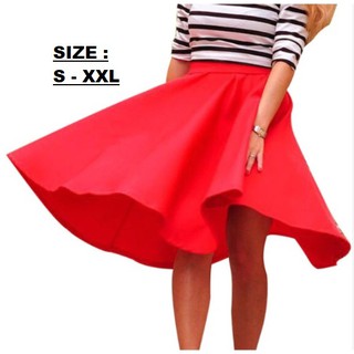  ROK  MIDI SKIRT RD Shopee Indonesia