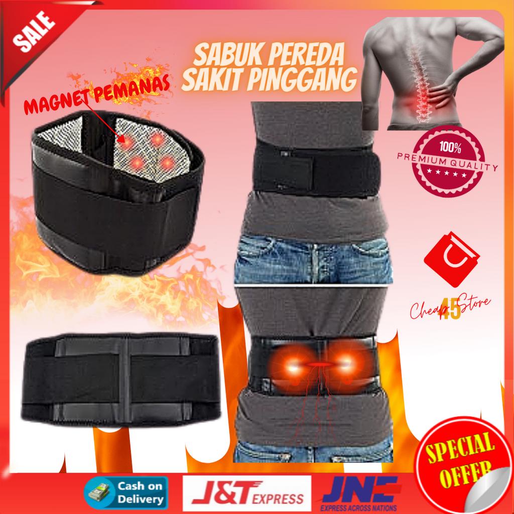 Sabuk Terapi Pinggang Tourmaline Pemanas Pinggang Hilang Sakit Pinggang Pegal Saraf Kejepit